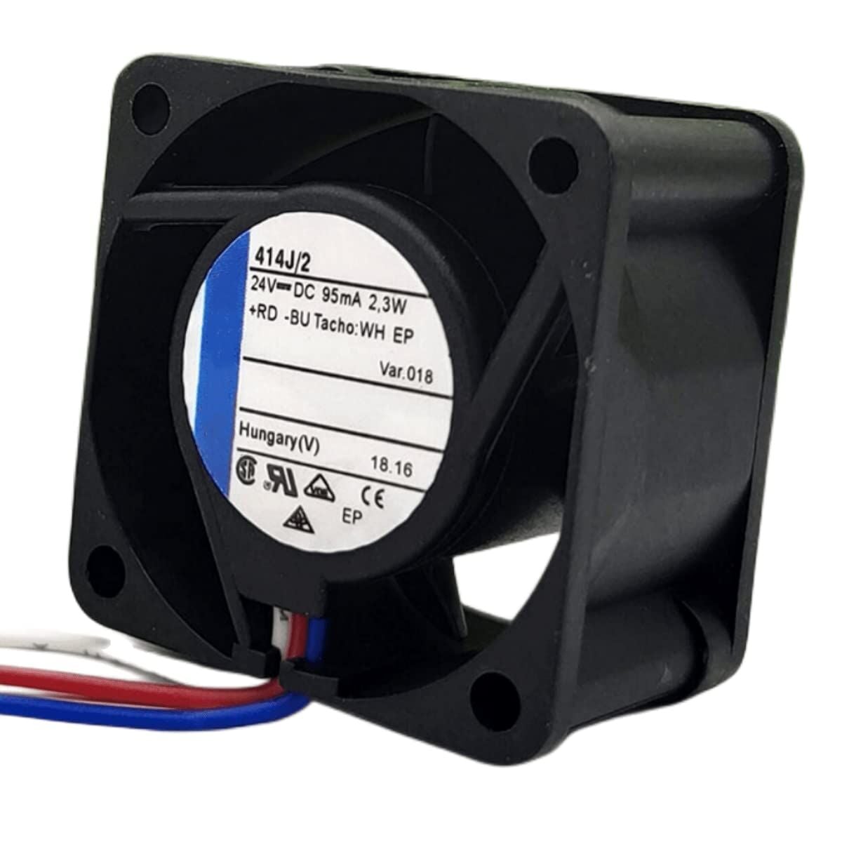 Ebmpapst 414J/2 Aksiyel Soğutma Fanı 24V DC 40x40x25 mm - Tacho Sinyal Çıkışlı