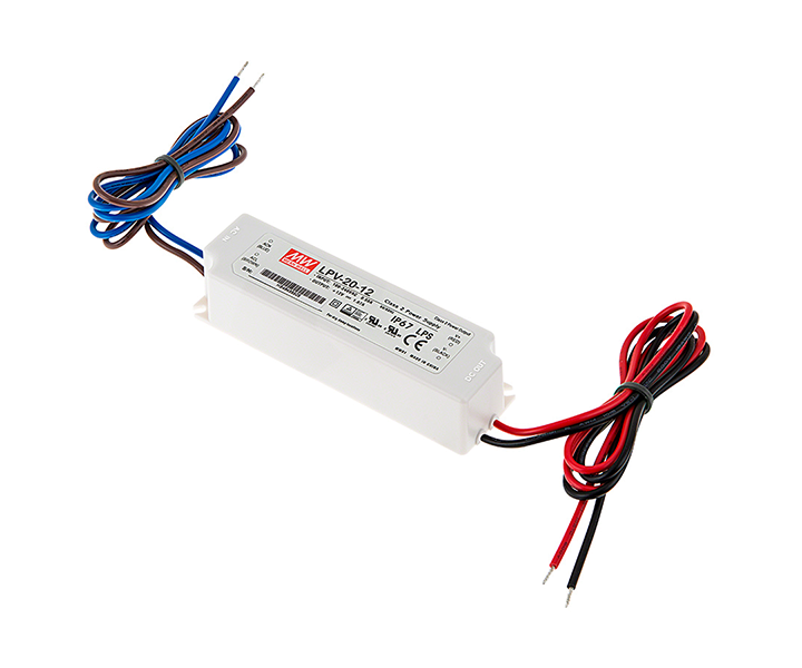LPV-20-12 LPV2012 12VDC 1.67Amp IP67  MEANWELL