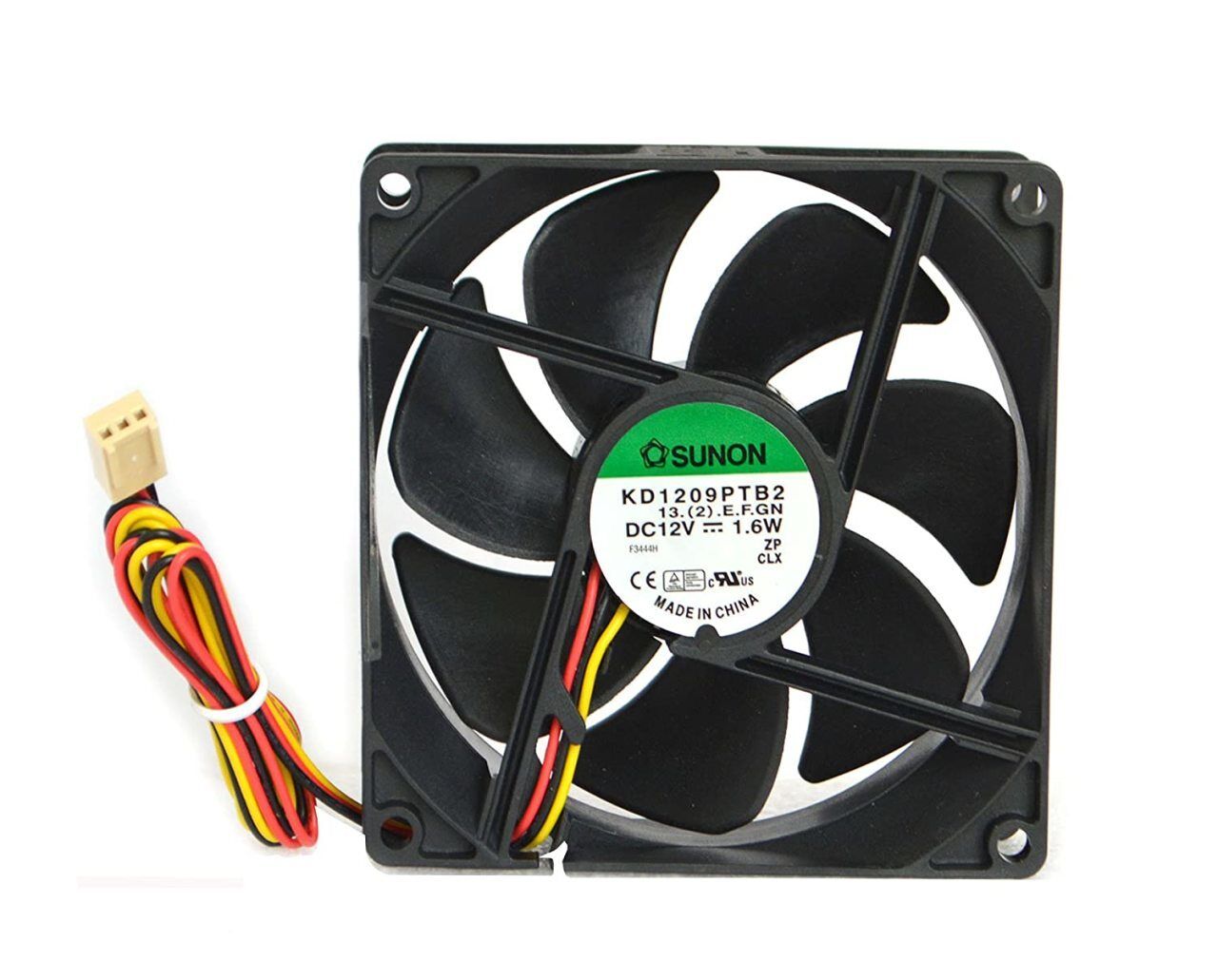 SUNON KD1209PTB2 Aksiyel Soğutma Fanı 12V DC 92x92x25 mm - Bilyalı Rulmanlı