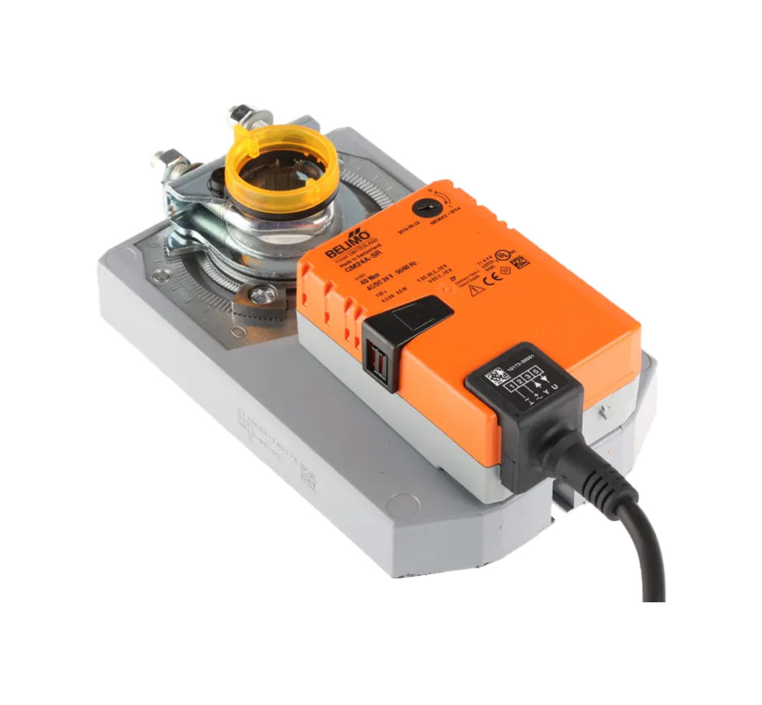 GM24A-SR 40NM 24V AC/DC Oransal Kontrol Damper Motoru