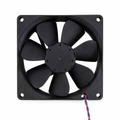 Ebmpapst 3412 NHH DC Soğutma Fanı 12V DC 92x92x25 mm - Extra High Speed (Ekstra Yüksek Devir) / Bilyalı Rulmanlı (Ball Bearing)