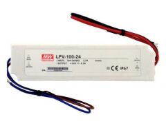 LPV-100-24 LPV10024 24VDC 4.2Amp IP67  MEANWELL |