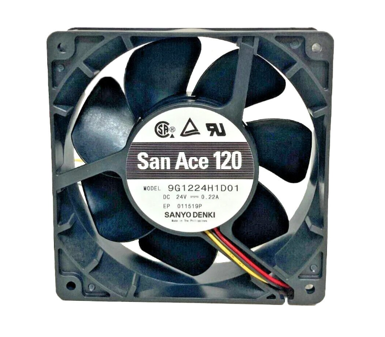 SANYO DENKI San Ace 120 9G1224H1D01 DC Soğutma Fanı 24V DC 120x120x38 mm - Bilyalı Aksiyel Fan