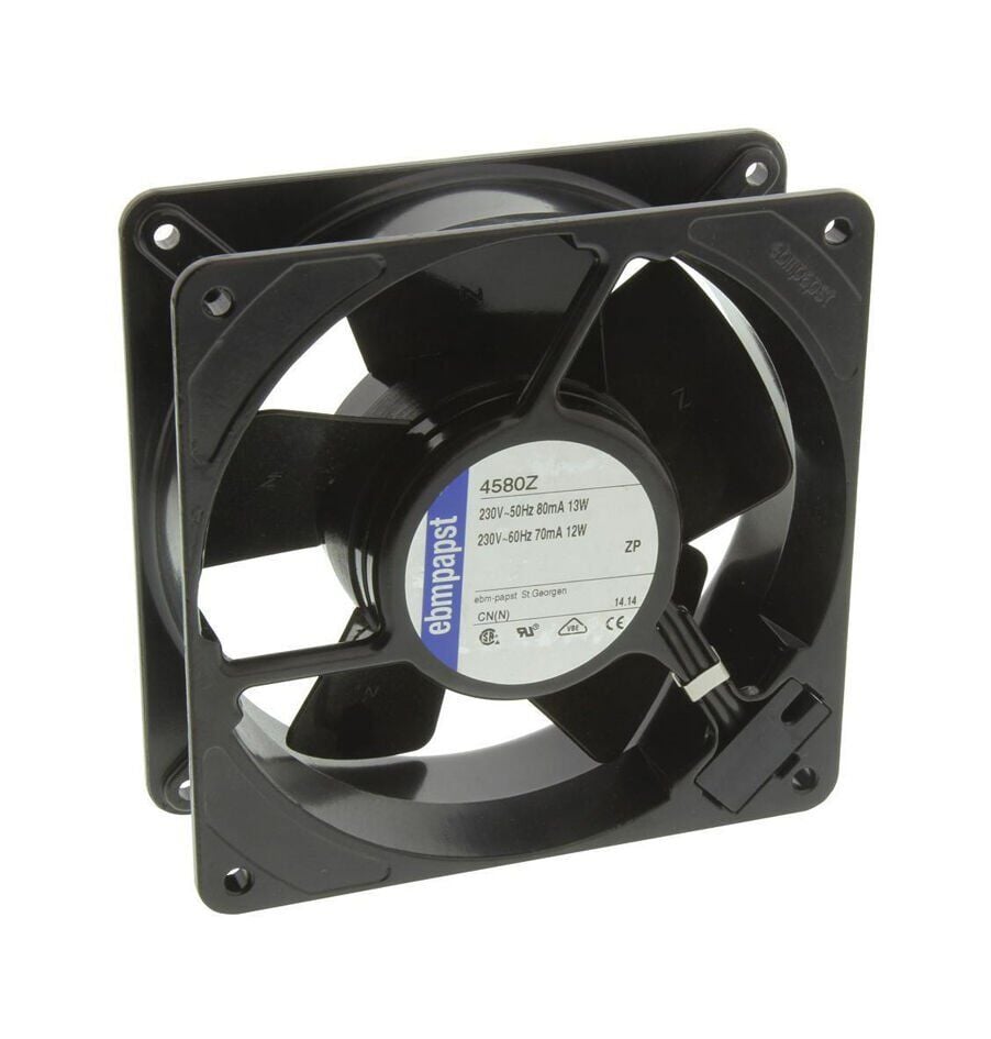 Ebmpapst 4580Z 230V AC 119x119x38 mm Metal Gövdeli Bilyalı Fan