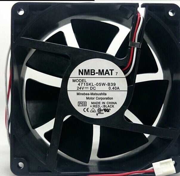NMB 4715KL-05W-B39 DC Soğutma Fanı 24V DC 120x120x38 mm - Bilyalı Aksiyel Fan