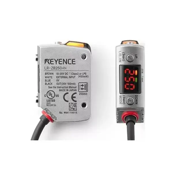 KEYENCE LR-ZB250AN Lazer Sensör NPN/PNP Analog Çıkışlı Dahili Amplifikatörlü