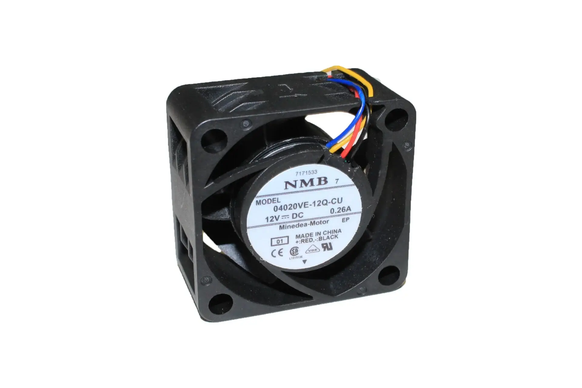 NMB 04020VE-12Q-CU DC Soğutma Fanı 12V DC 40x40x20 mm - Rulmanlı Aksiyel Fan