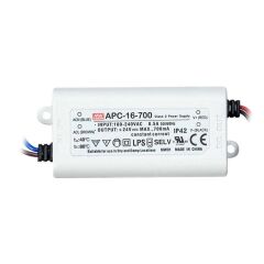 APC-16-700 APC16700 9~24Vdc 700mA IP30  MEANWELL |