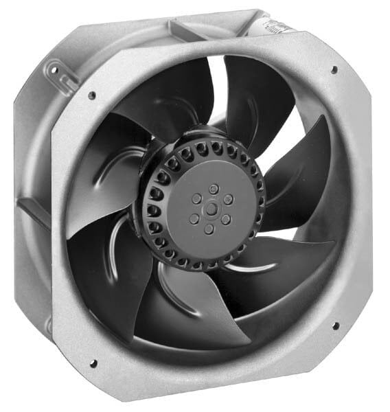 W2E200-HK38-01  AC Aksiyel Fan/225x225x80mm Metal Kare Fan/Rulmanlı 230 V AC  EBM PAPST |