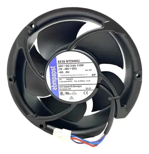 Ebmpapst 6318NTDHHU 48V DC 172x51mm Yüksek Debili Bilyalı Fan