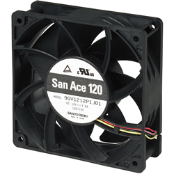 SANYO DENKI 9GV1212P1J001 Yüksek Hava Debili PWM Eksenel Aksiyal Fan 12V DC