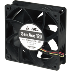 SANYO DENKI 9GV1212P1J001 Yüksek Hava Debili PWM Eksenel Aksiyal Fan 12V DC