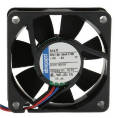 Ebmpapst 514F DC Soğutma Fanı 24V DC 50x50x15 mm - Çift Bilyalı Rulmanlı