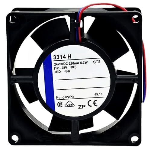 Ebmpapst 3314H 24V DC 92x92x32 mm Yüksek Debili Bilyalı Aksiyel Fan