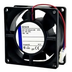 Ebmpapst 3314H 24V DC 92x92x32 mm Yüksek Debili Bilyalı Aksiyel Fan