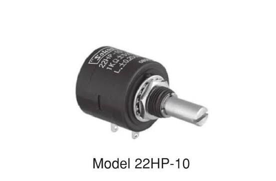 SAKAE 22HP-10 Çok Turlu Hassas Tel Sarımlı Potansiyometre (10 Tur)