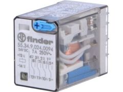 (F.55.34.9.006.0080) MİNYATÜR GENEL AMAÇLI RÖLE 6VDC LED+DİYOT 4CO 7A