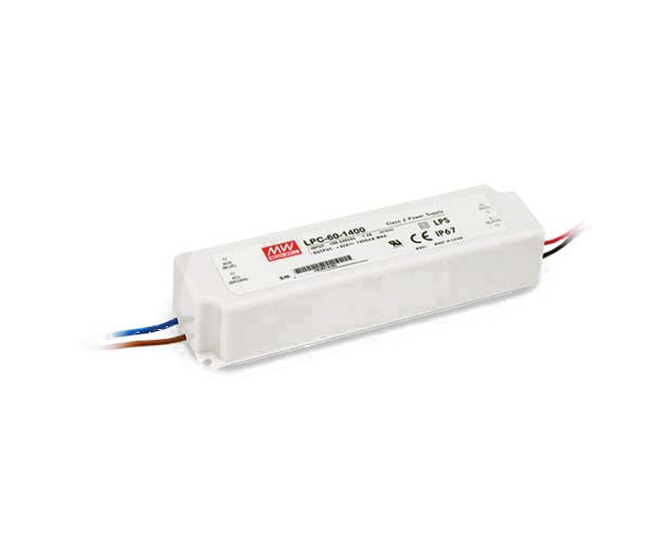 LPC-60-1400 LPC601400 9~42Vdc 1400mA IP67  MEANWELL |