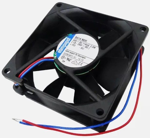 Ebmpapst 8414NGH 24V DC 80x80x25 mm Bilyalı Aksiyel Fan