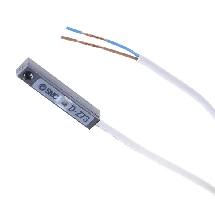 SMC D-Z73 24V DC / 100V AC 2-Kablolu Kırmızı LED Göstergeli Silindir Manyetik Sensörü (Reed Switch)