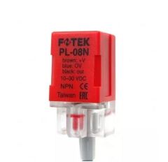 PL-08N FOTEK 17x17x35MM 10-30VDC BESLEME NPN NO 8MM ALGILAMA 2MT KABLOLU KÜBİK ENDÜKTİF SENSÖR