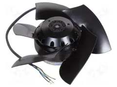 Ebmpapst A2D210-AB10-05 Trifaze AC Aksiyel Fan 400V Ø210mm 780m³/h 4 Kablolu Metal Gövde